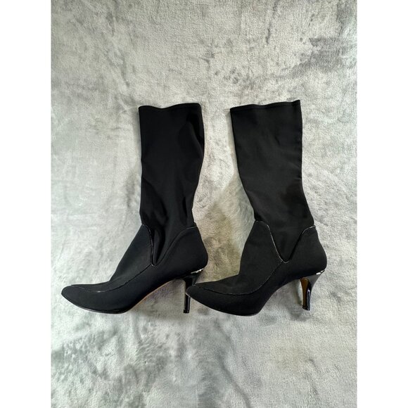 Donald J Pliner womens shoes 10M  Tracey Black Mid Calf Boots - Picture 8 of 16